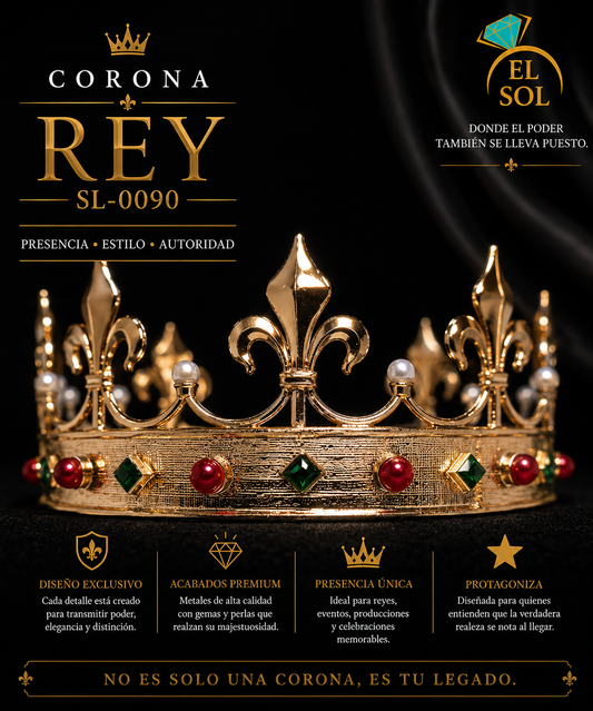 Corona Real Clásica Multicolor CERRADO