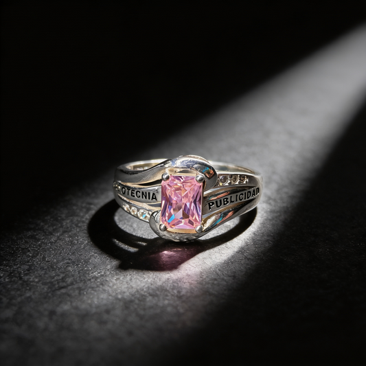 Anillo de Graduación Mercadotecnia y Publicidad Modelo MP-AN-011