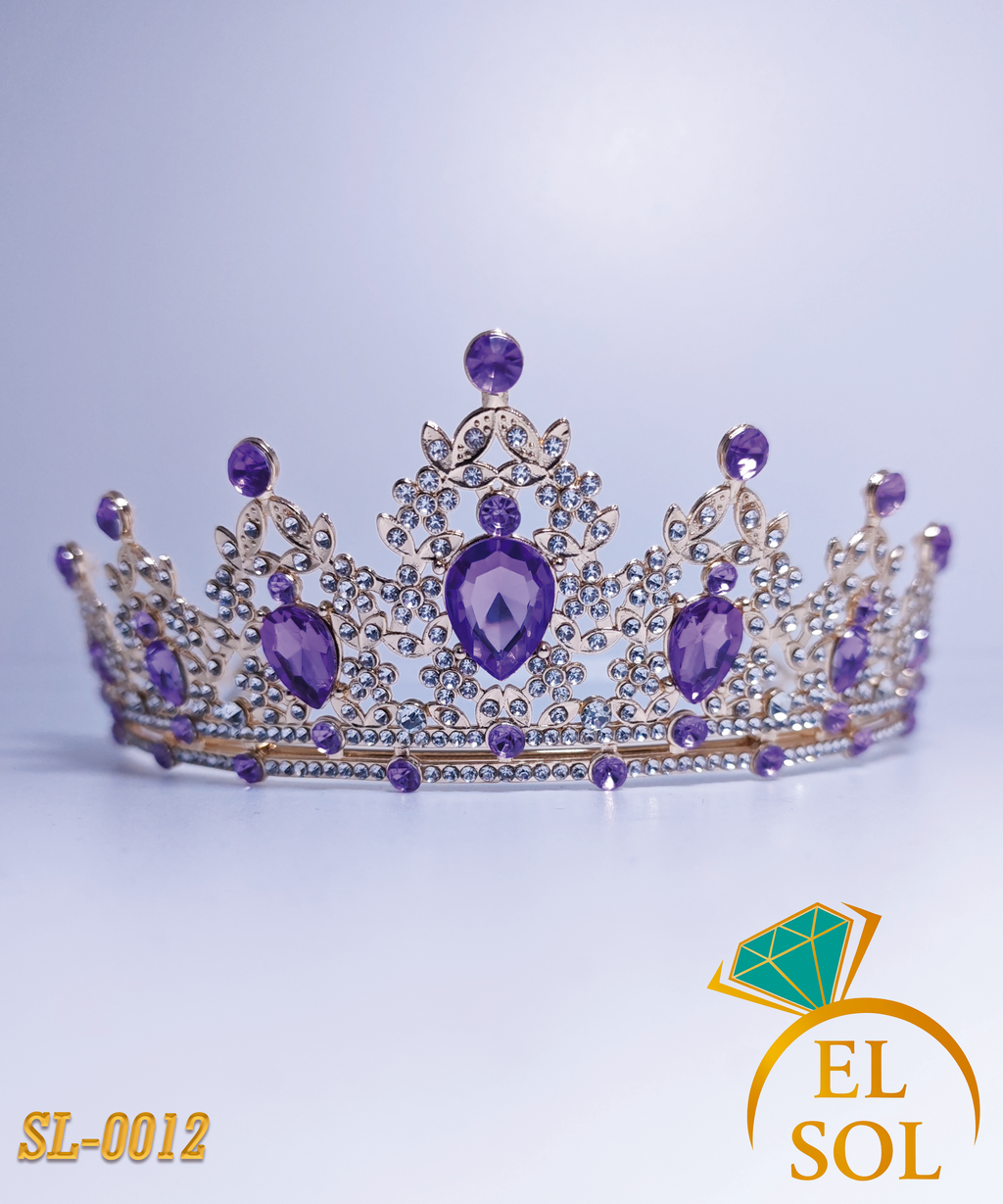 Corona Real Amatista Oro
