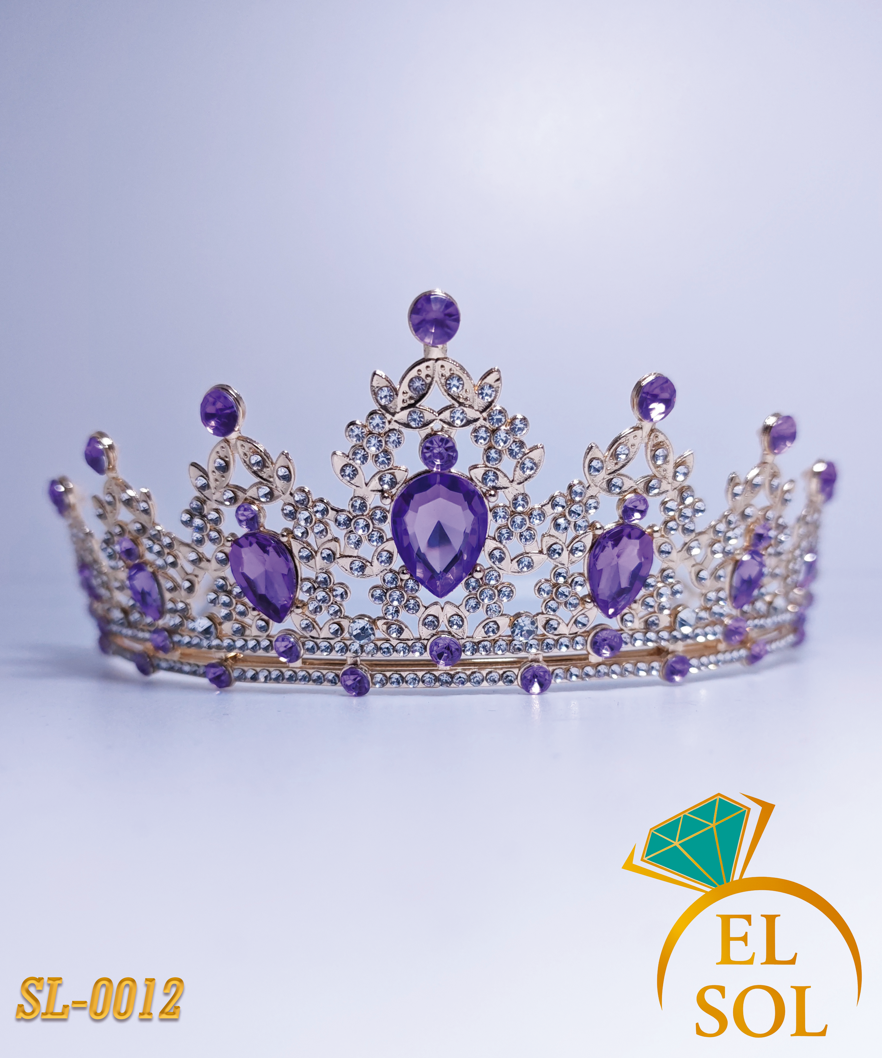 Corona Real Amatista Oro