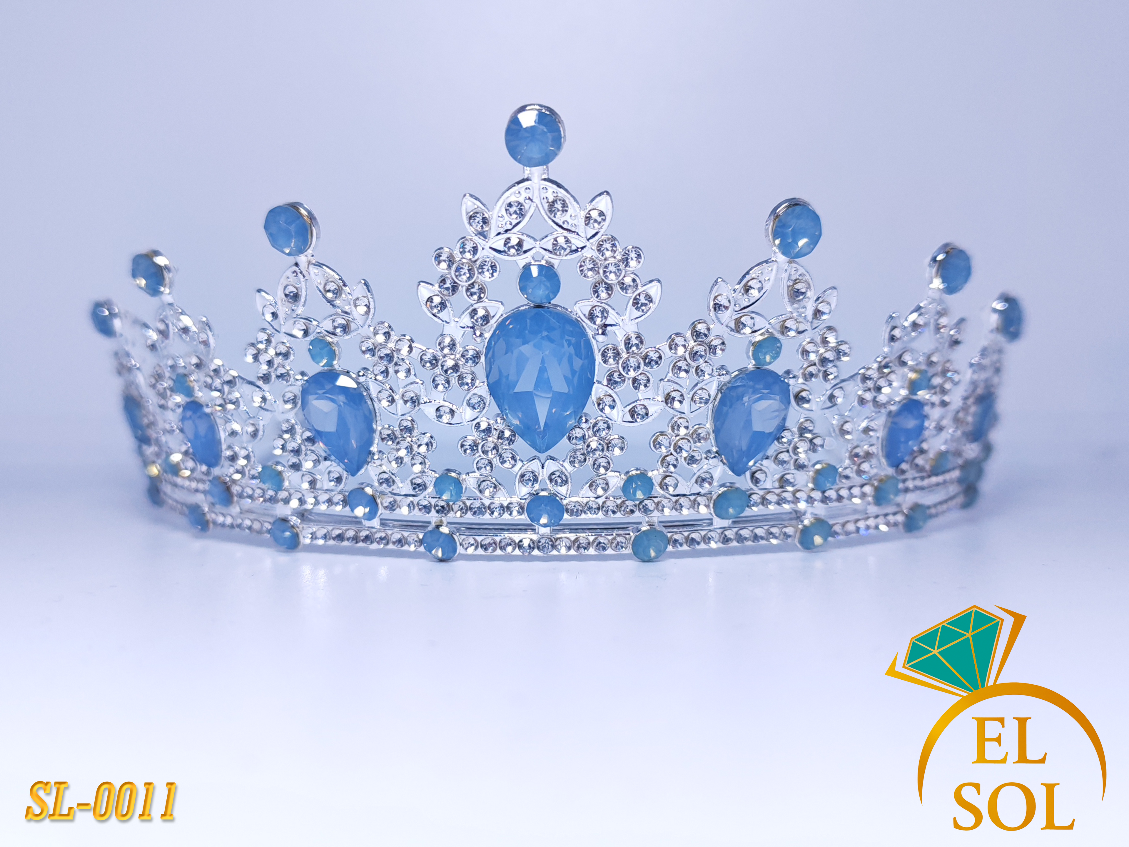 Corona Real Celeste Plata