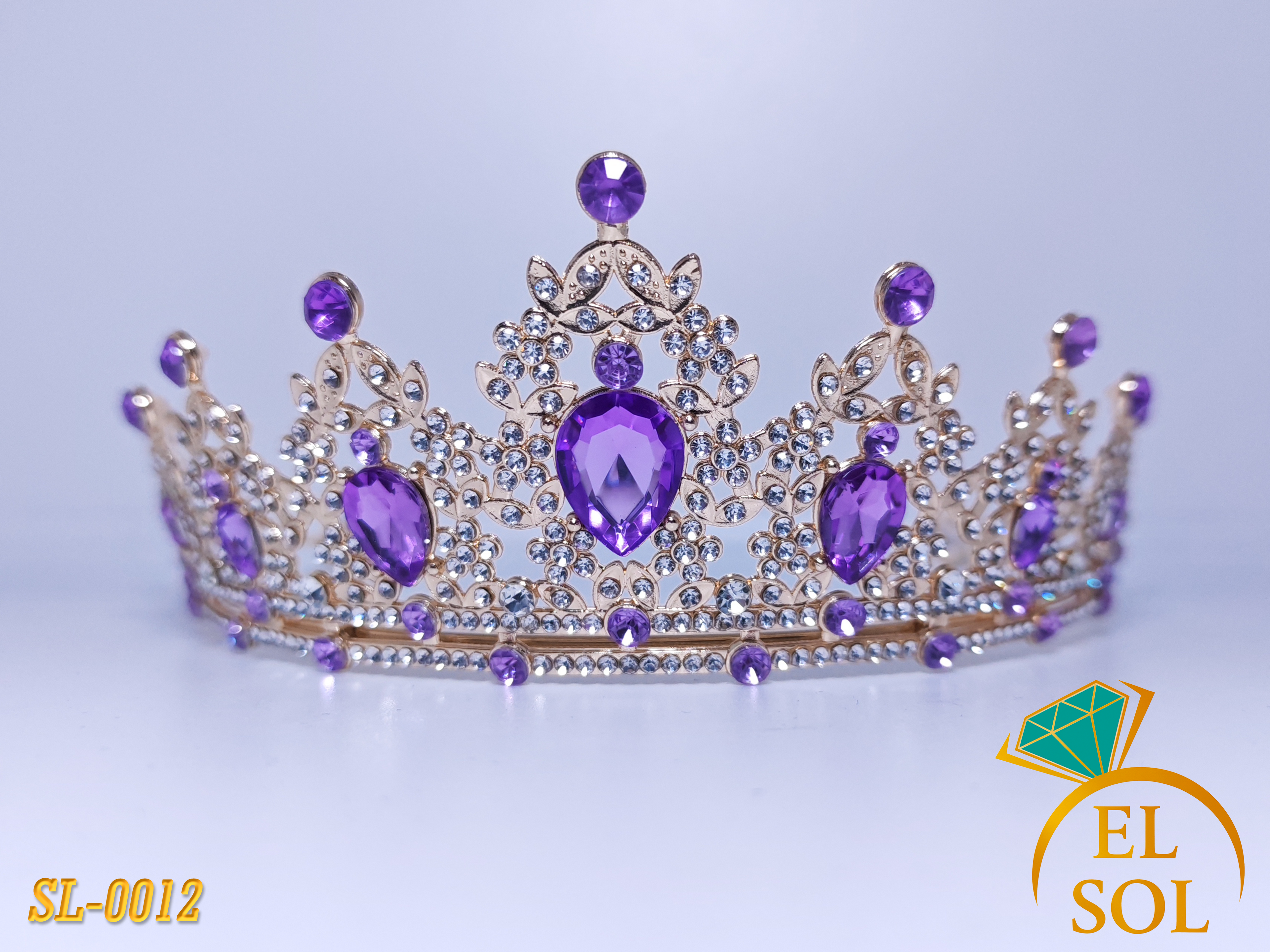 Corona Real Amatista Oro