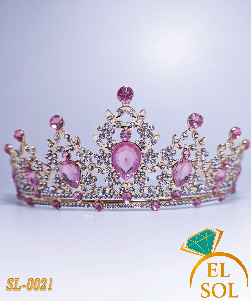 Corona Real Rosa Dorada