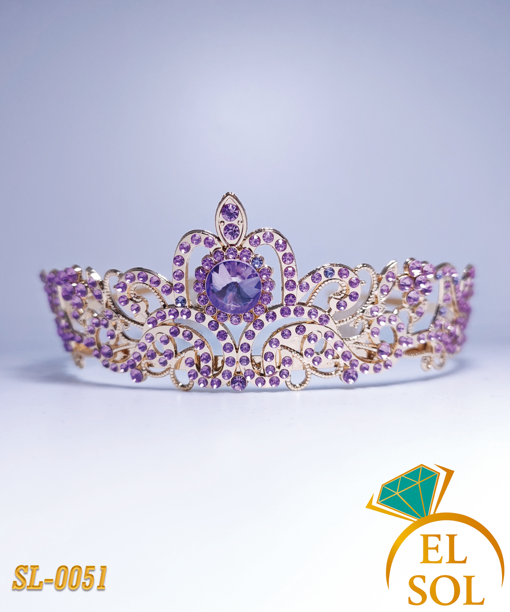 Corona Dorada Amatista Imperial