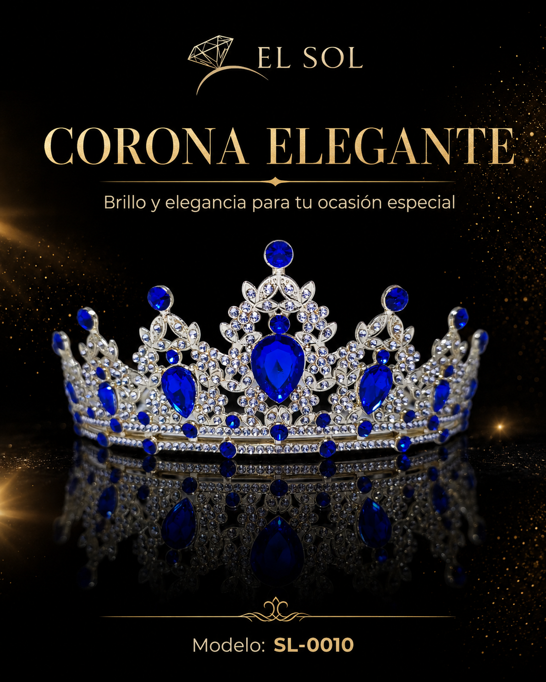 Corona Real Zafiro Oro - 0010