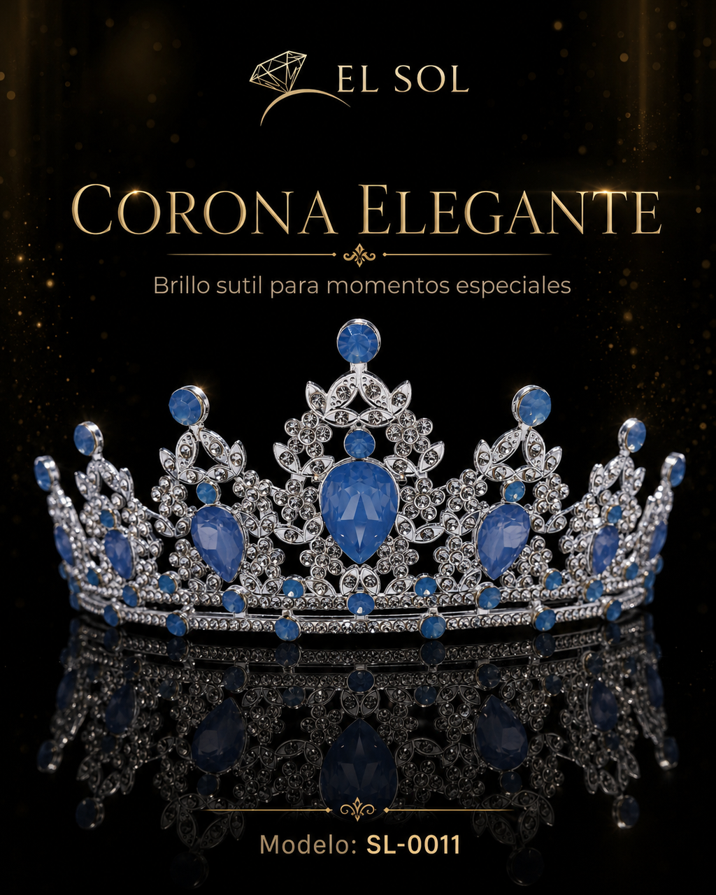 Corona Real Celeste Plata - 0011