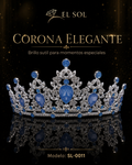 Corona Real Celeste Plata - 0011