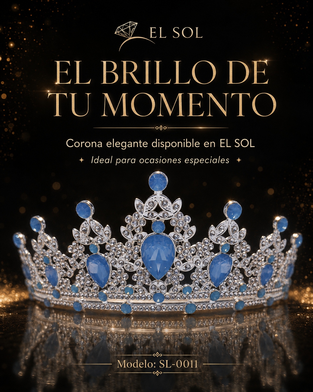 Corona Real Celeste Plata - 0011