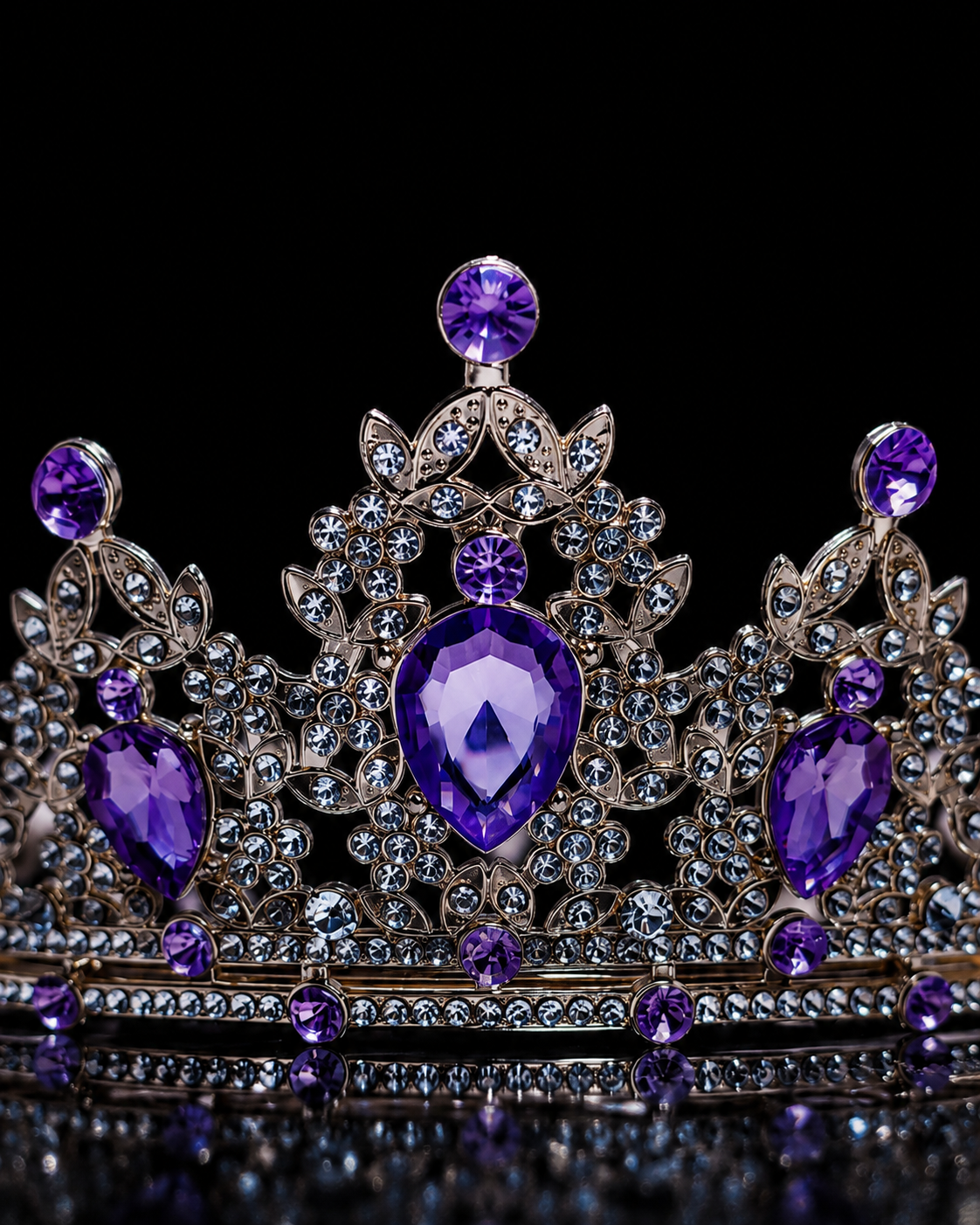 Corona Real Amatista Oro - 0012