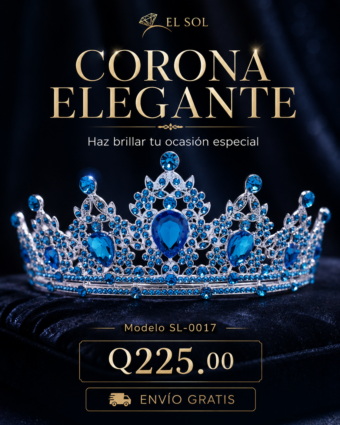 Corona Real Turquesa - 0017