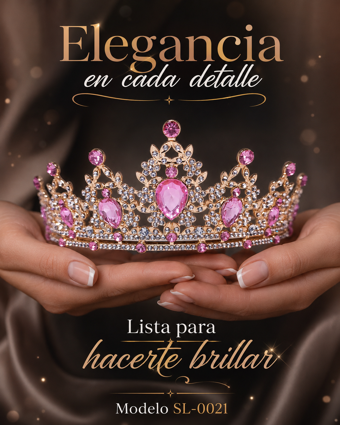 Corona Real Rosa Dorada - 0021