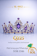 Corona Real Amatista Oro