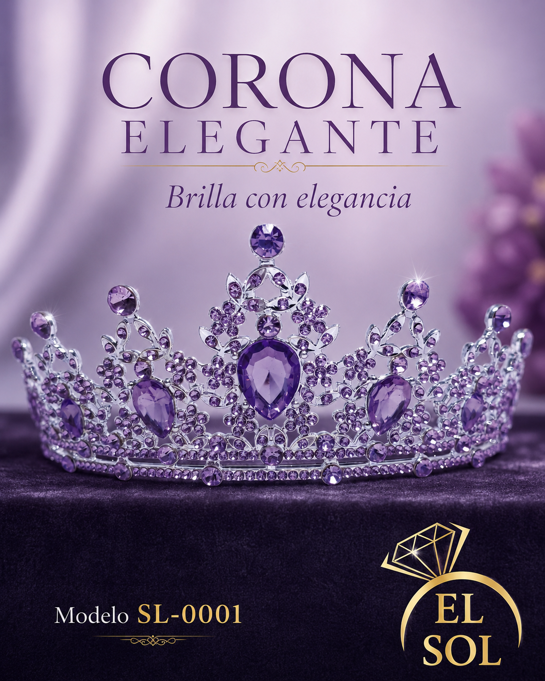 Corona Real Amatista - 001