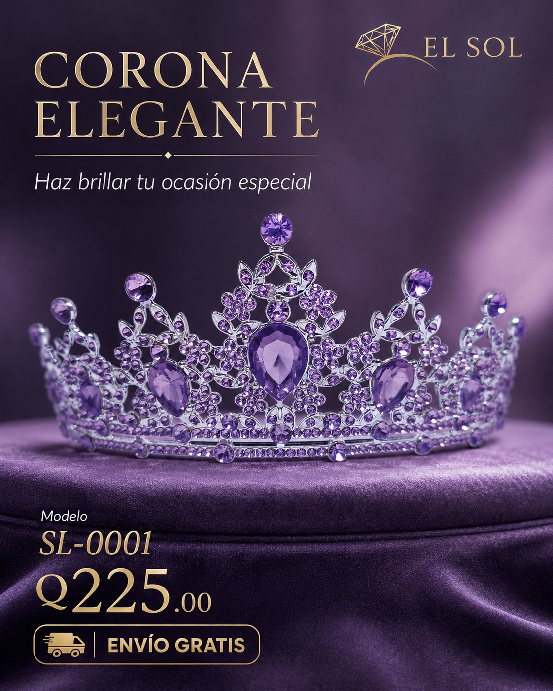 Corona Real Amatista - 001