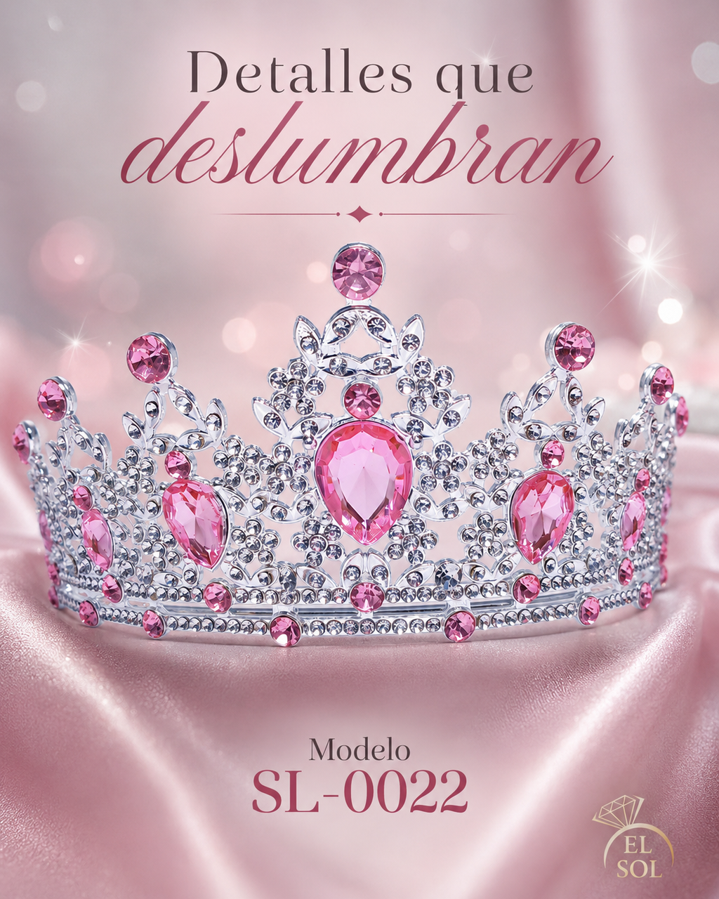 Corona Real Rosa Dorada - 0022