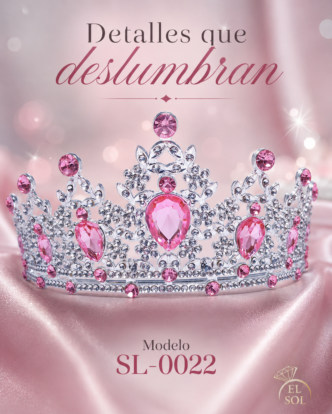 Corona Real Rosa Dorada - 0022