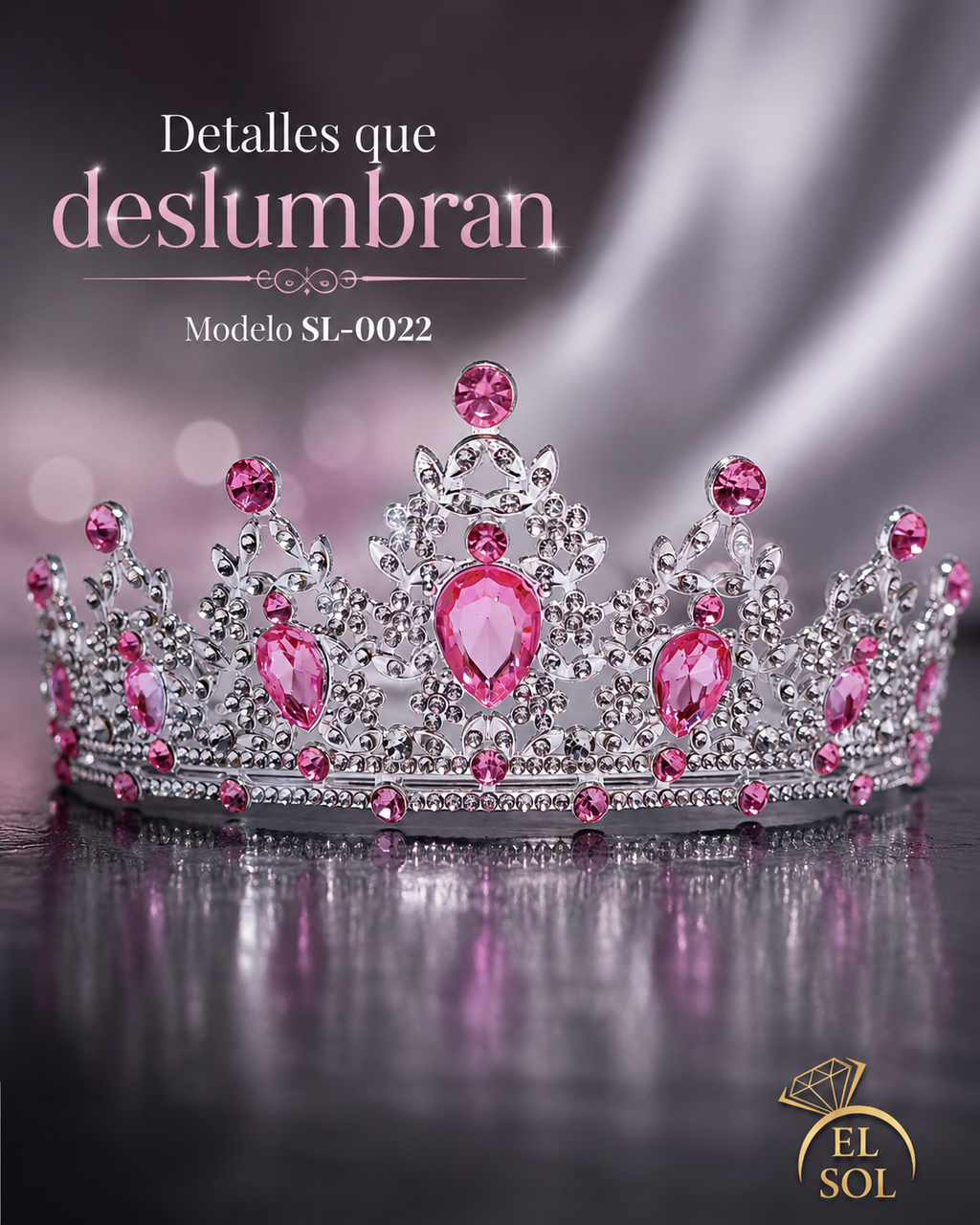 Corona Real Rosa Dorada - 0022