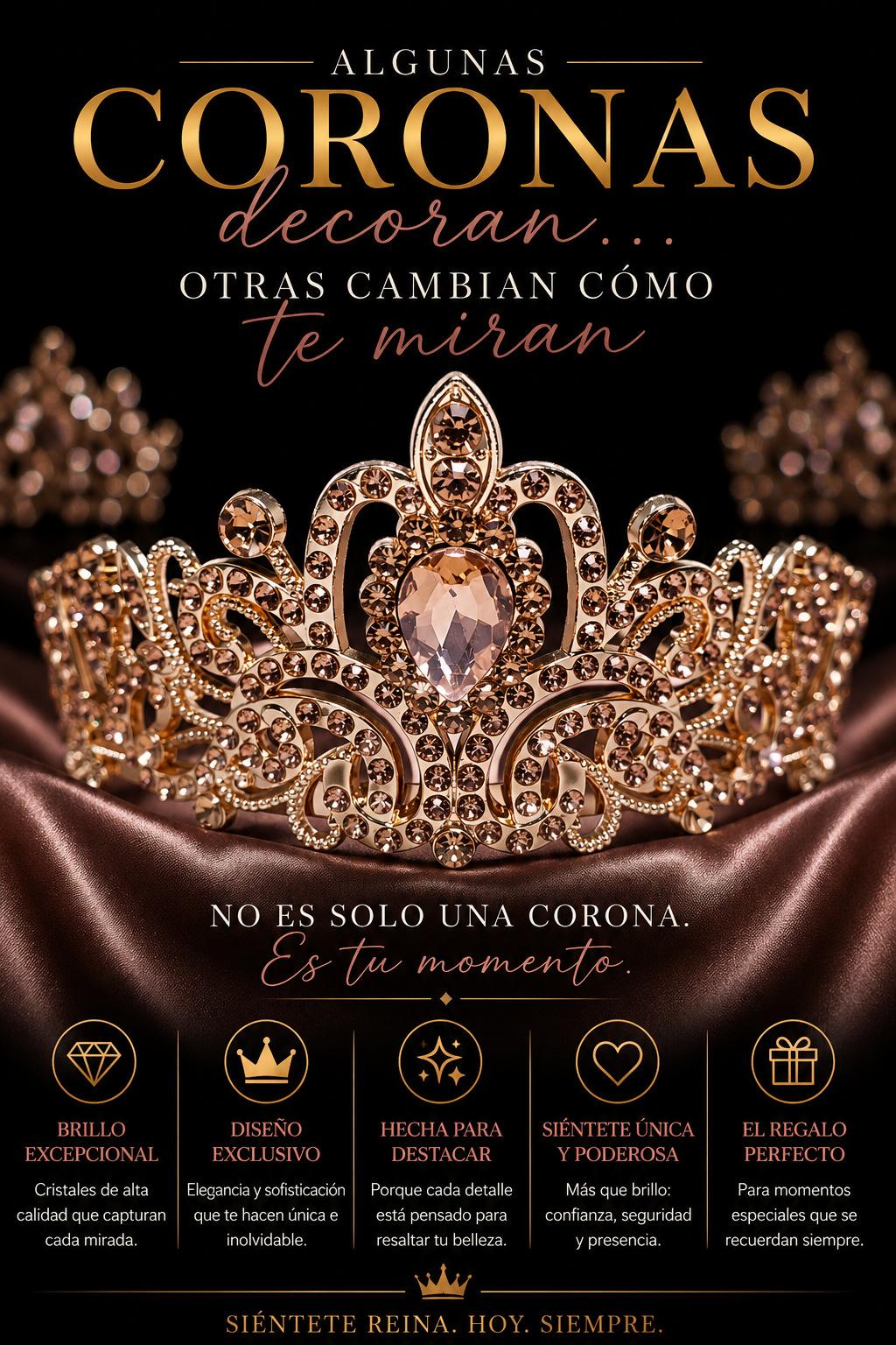 Corona Dorada Esplendor Real