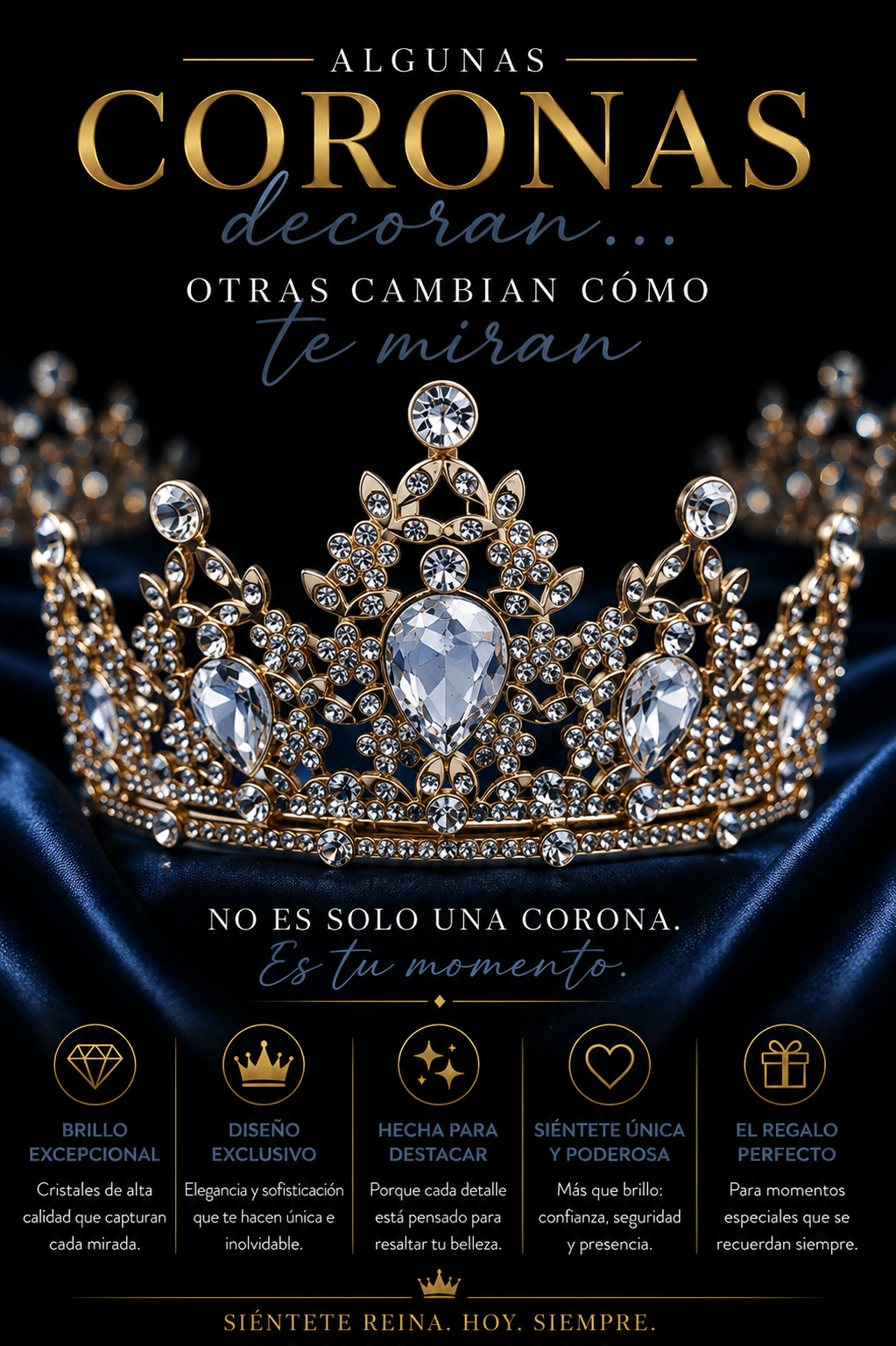 Corona Dorada Diamante Imperial