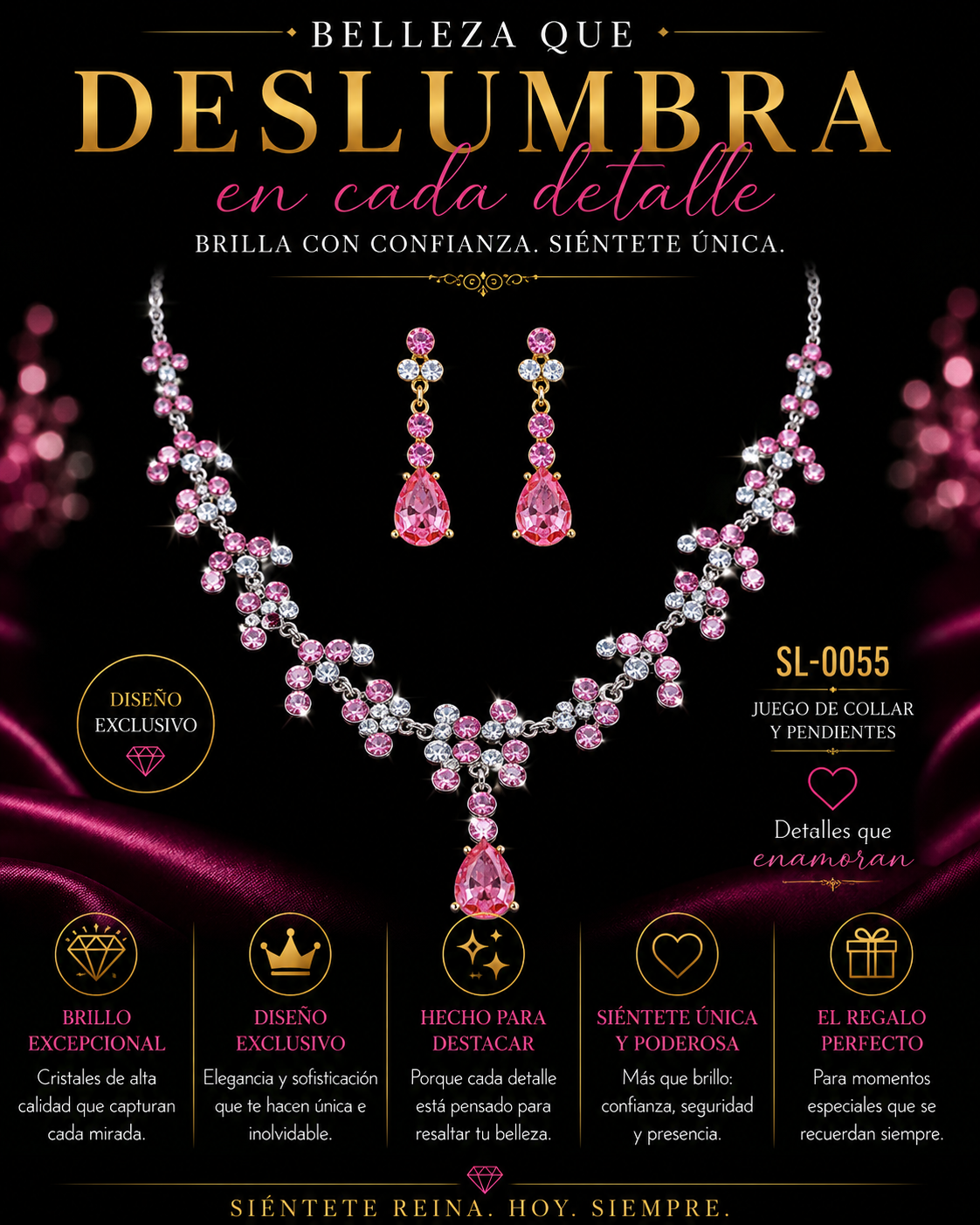 Juego “Rosa Brillante”