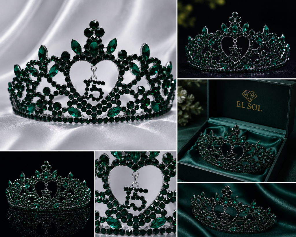 Corona Corazón Esmeralda - EMERALD ROYALE XV