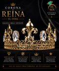 Corona Real Dorada con Cristales