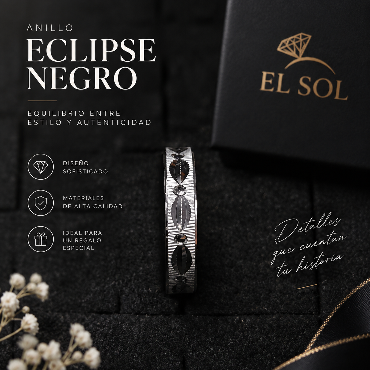 Anillo Eclipse Negro