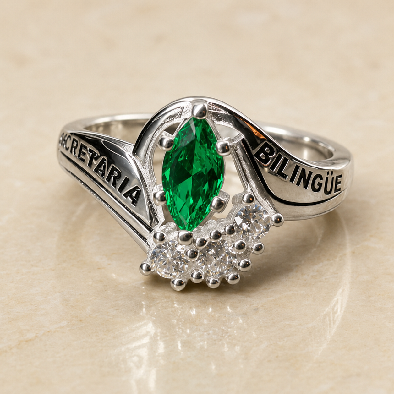 Anillo Secretaría Bilingüe SB07