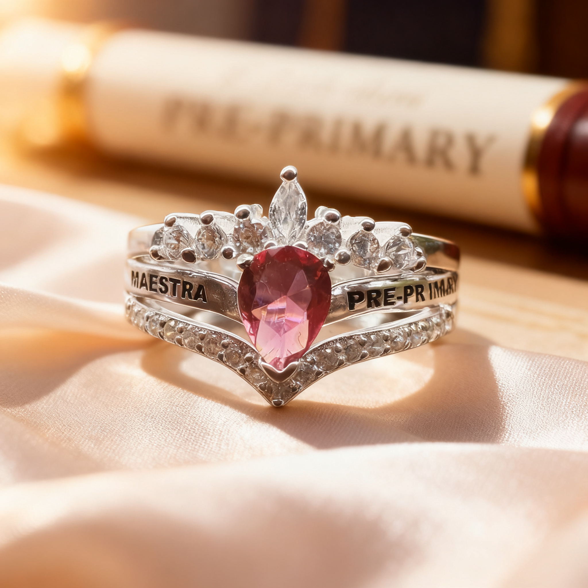 Anillo Maestra Preprimaria DP02