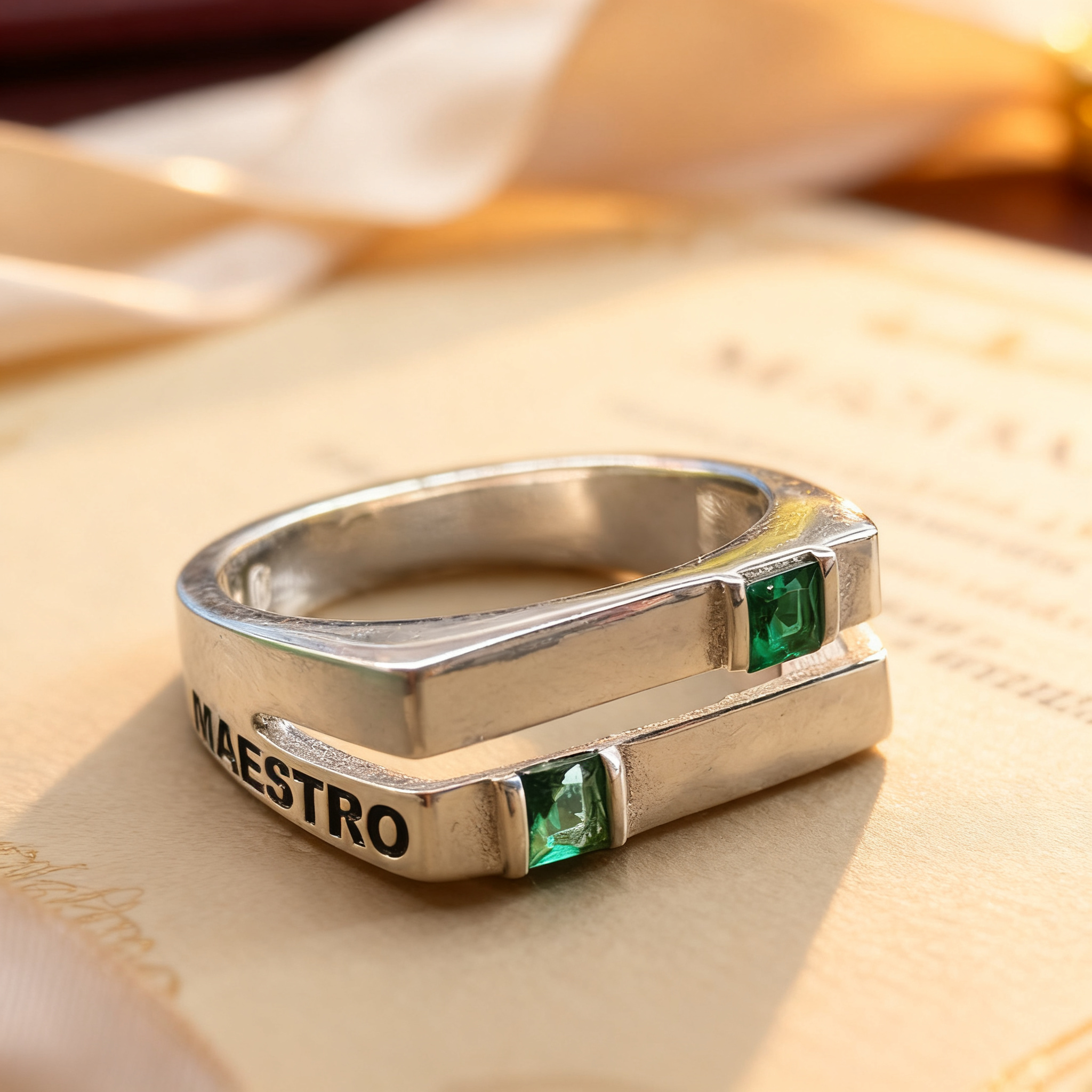 Anillo Graduación Maestr@ Primaria MP01