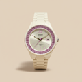 Reloj Casio LX-500H 2784 – Marfil con Detalles Rosa