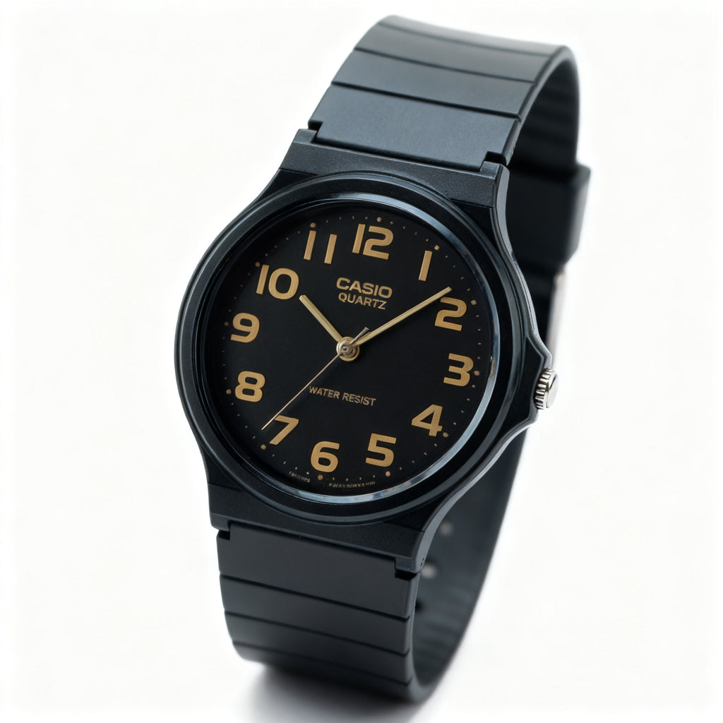 Reloj Casio MQ-24-1B2 Analógico Negro – Caballero