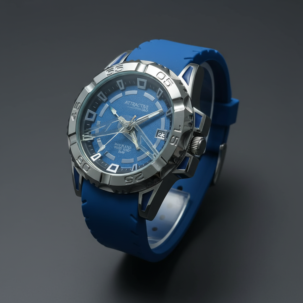 Reloj Q&Q Attractive DA52J302Y Azul – 5 BAR