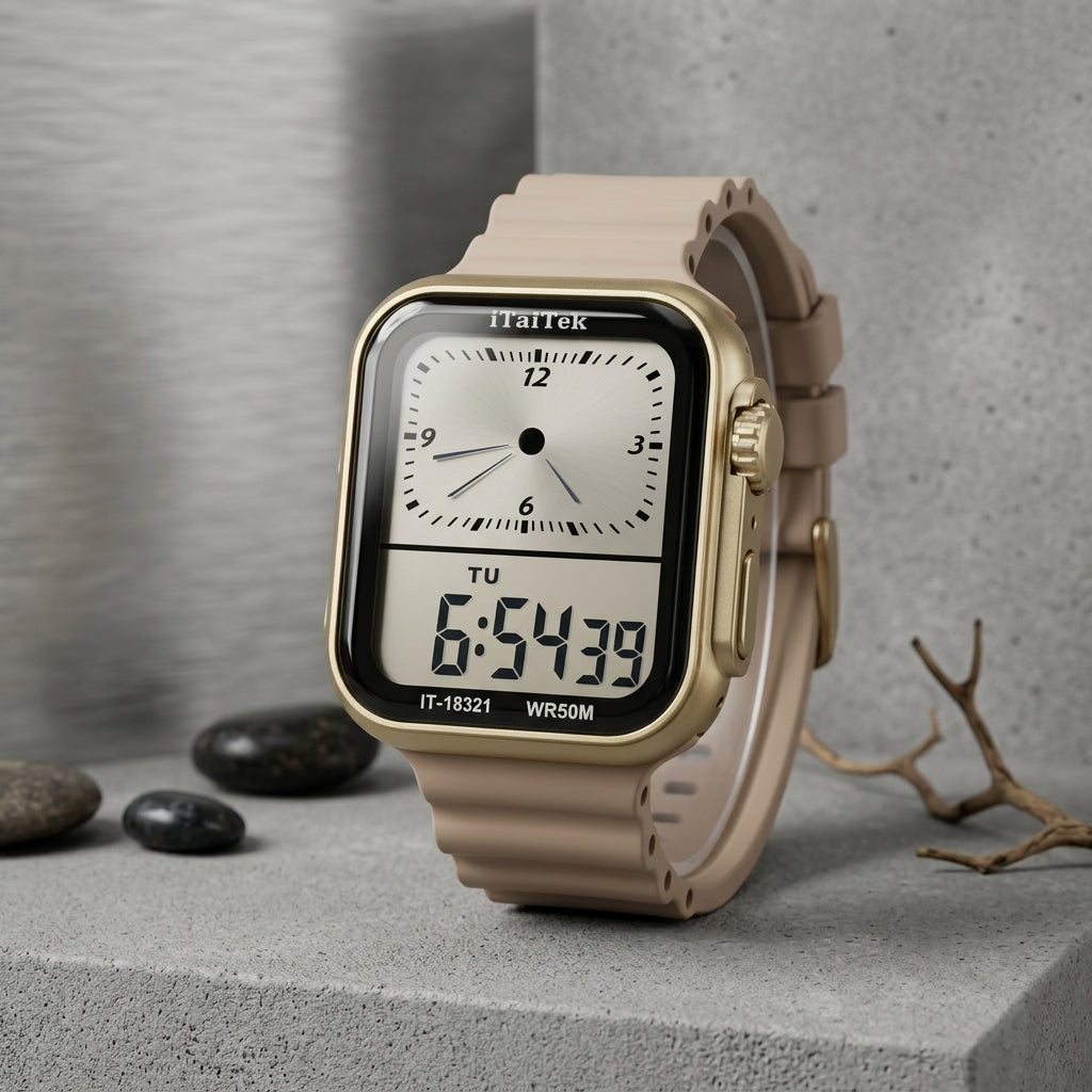 Reloj iTaiTek DuoTime IT-18321 Análogo-Digital WR50M – Unisex