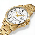 Reloj Casio LTP-V004G-7B Analógico Dorado Esfera Blanca – Dama