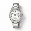 Reloj Casio LTP-V004D-2B Analógico Plateado Esfera Azul – Dama