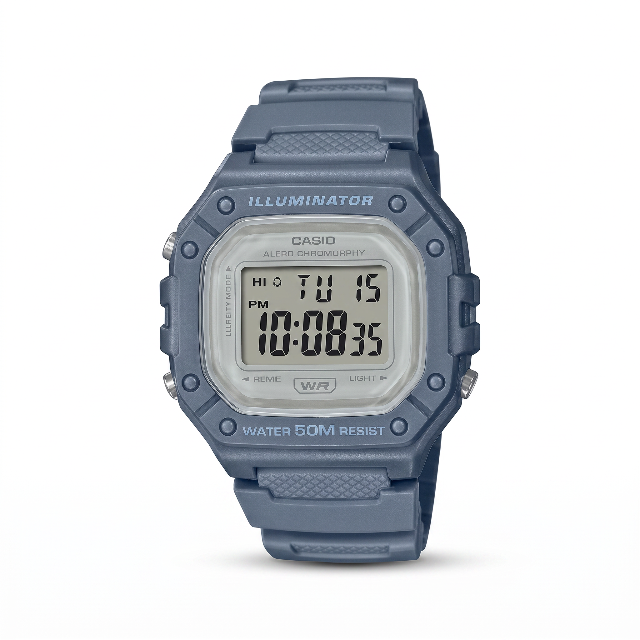 Reloj Casio W-218HC-2AV Digital Azul 50M – Dama / Unisex