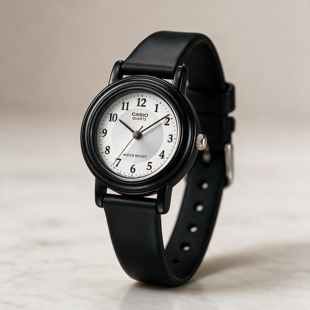 Reloj Casio LQ-139AMV-7B3 Analógico Negro Esfera Blanca – Dama