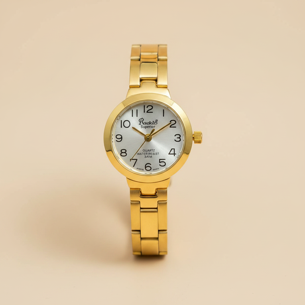 Reloj para Dama RQ'2506 IPY – Dorado con Esfera Clara