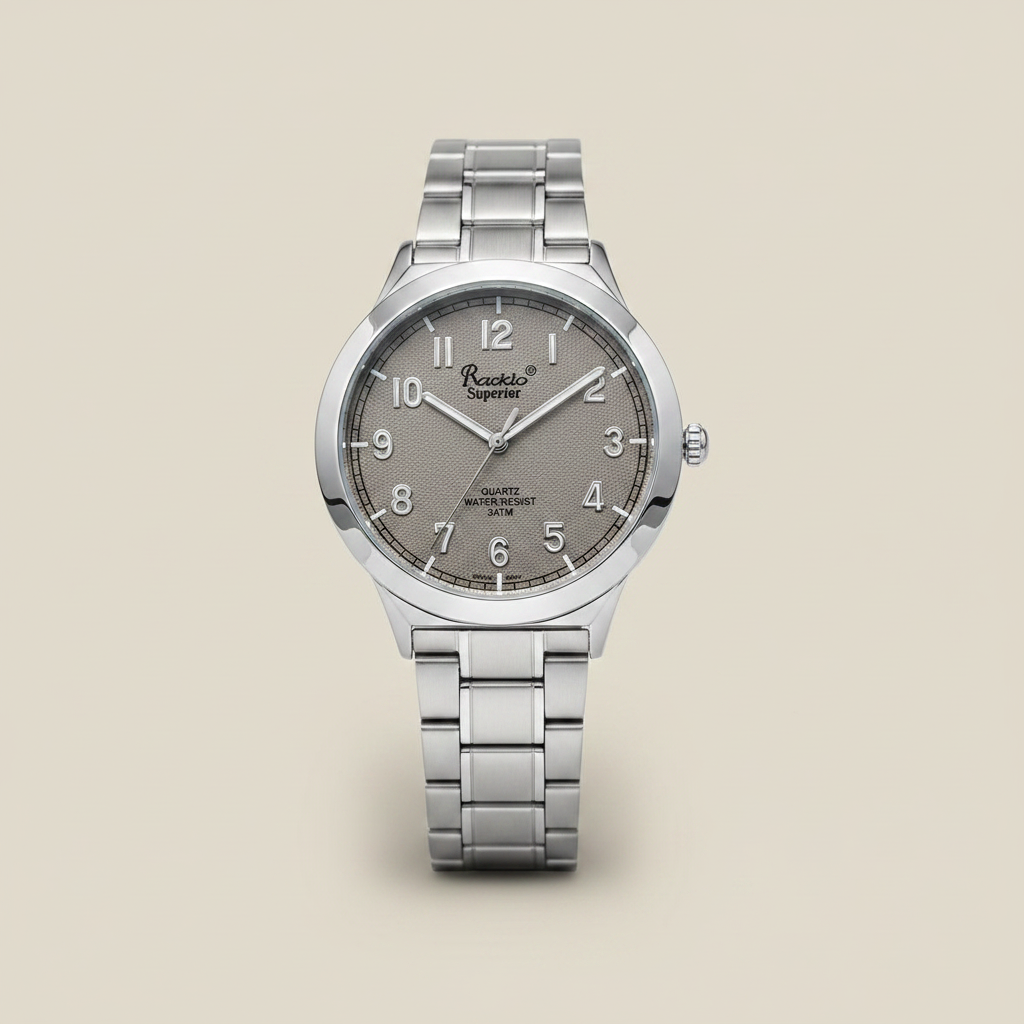 Reloj para Caballero RQ'2642 IPS – Plateado con Esfera Gris