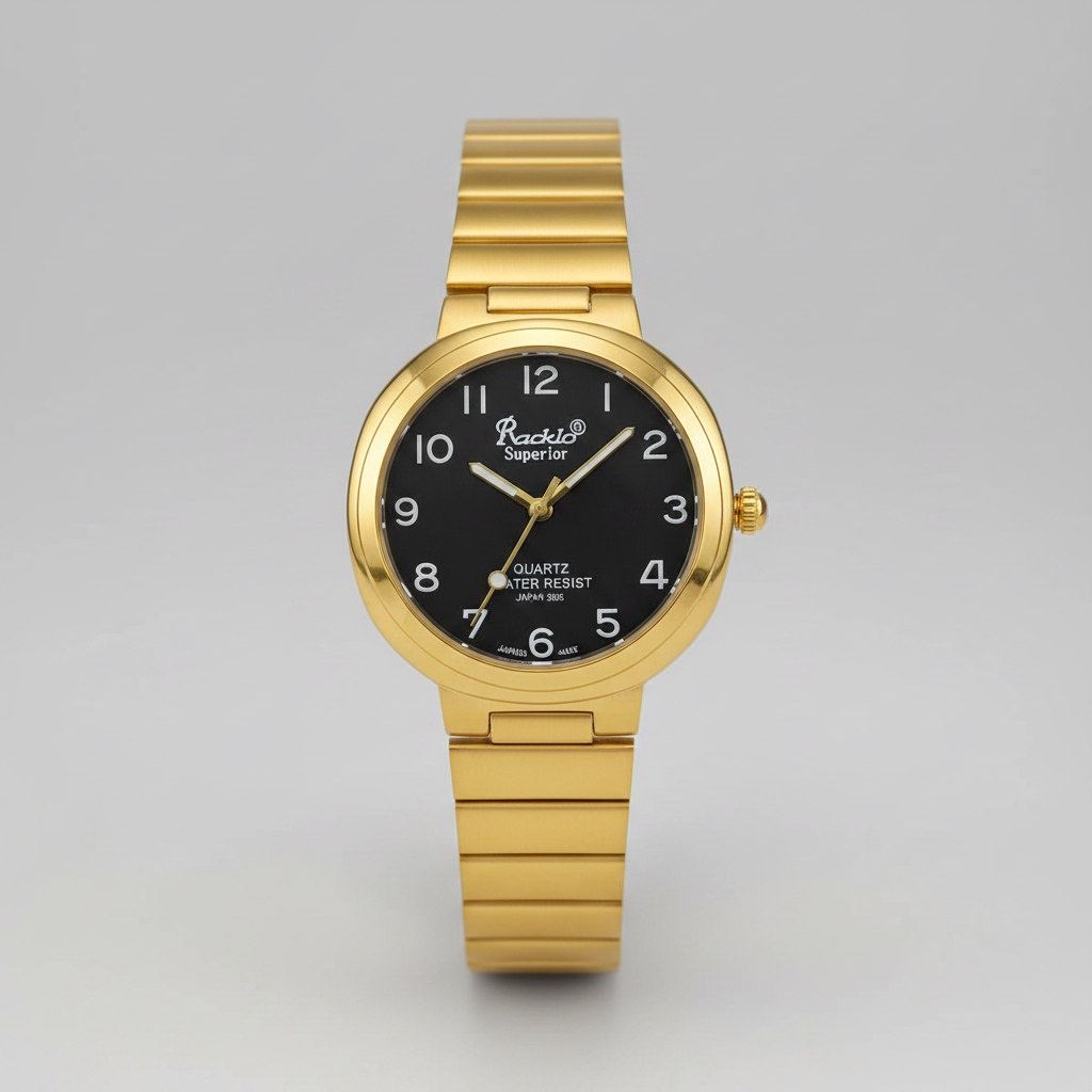Reloj para Caballero RQ'2618 IPY – Dorado con Esfera Blanca