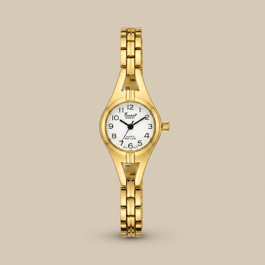 Reloj para Dama RQ'1554 IPY – Dorado con Esfera Blanca