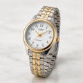 Reloj Casio LTP-1129G-7B Analógico Bicolor – Dama
