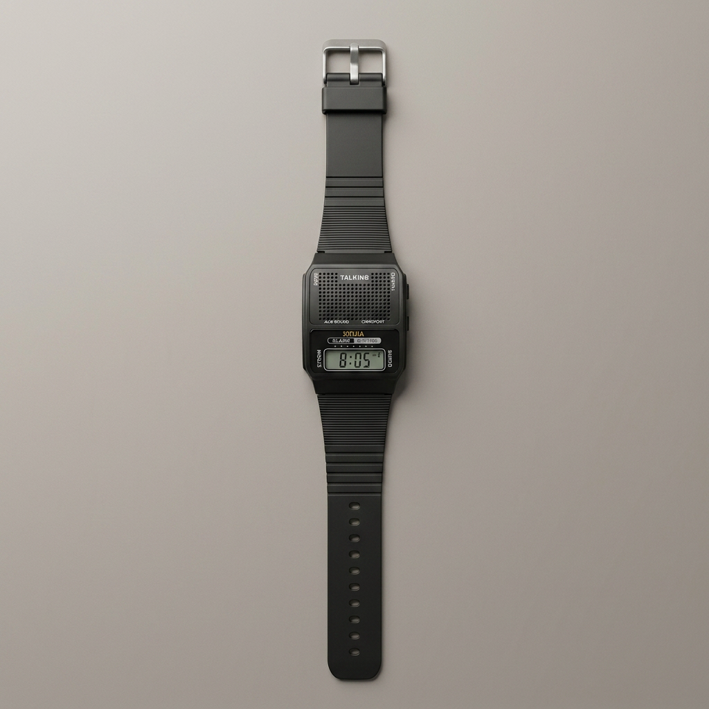 Reloj Parlante XinJia XJ-716S Digital Negro con Voz en Español – Unisex