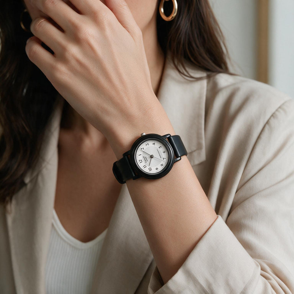 Reloj Casio LQ-139AMV-7B3 Analógico Negro Esfera Blanca – Dama