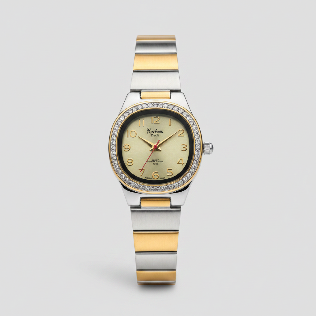 Reloj para Dama RQ'2637 2T – Bicolor con Cristales