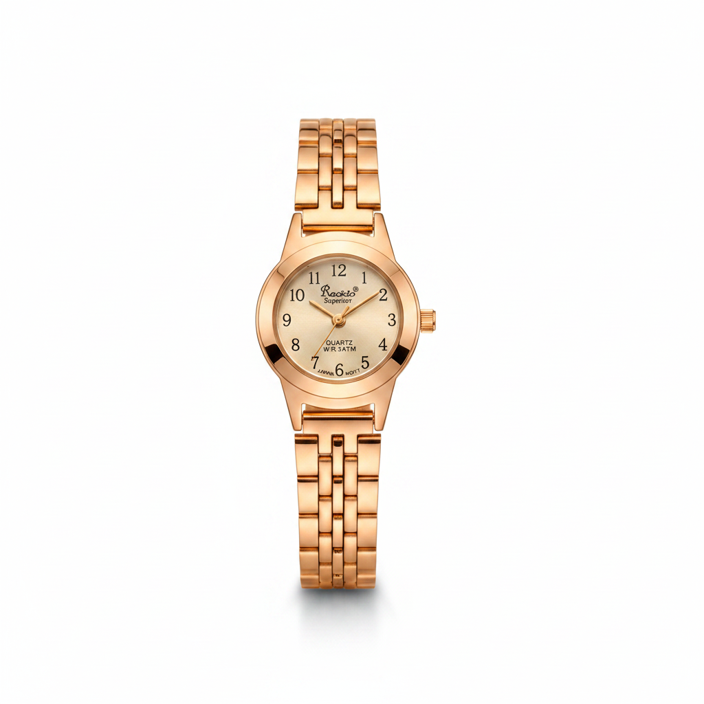 Reloj para Dama RQ'1521 RG – Oro Rosa con Esfera Clara