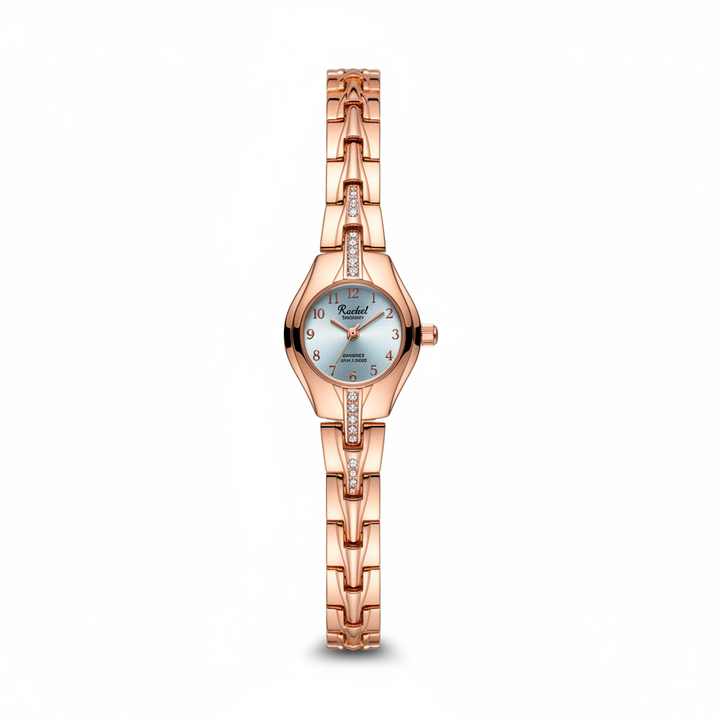 Reloj para Dama RQ'1556 RG – Oro Rosa con Detalles de Cristal