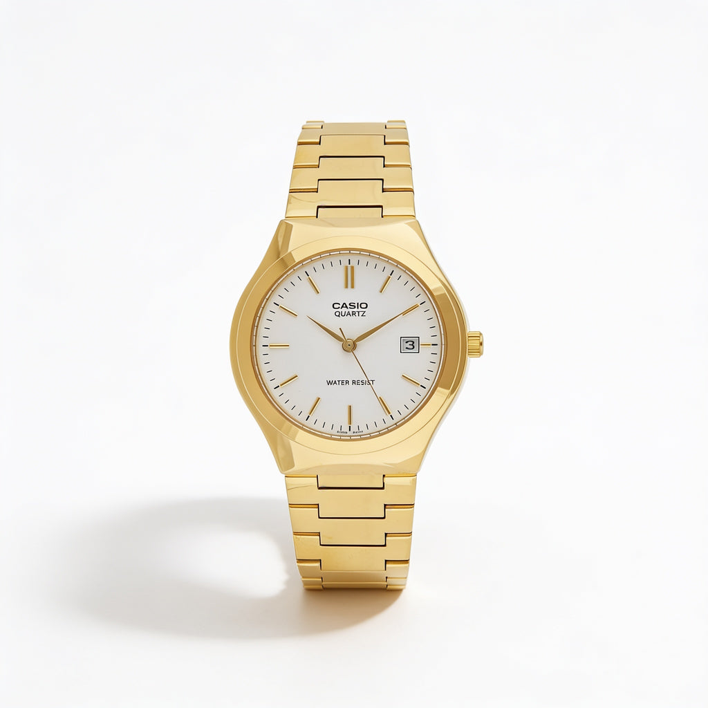 Reloj Casio MTP-1170N-7A Analógico Dorado Esfera Blanca – Caballero