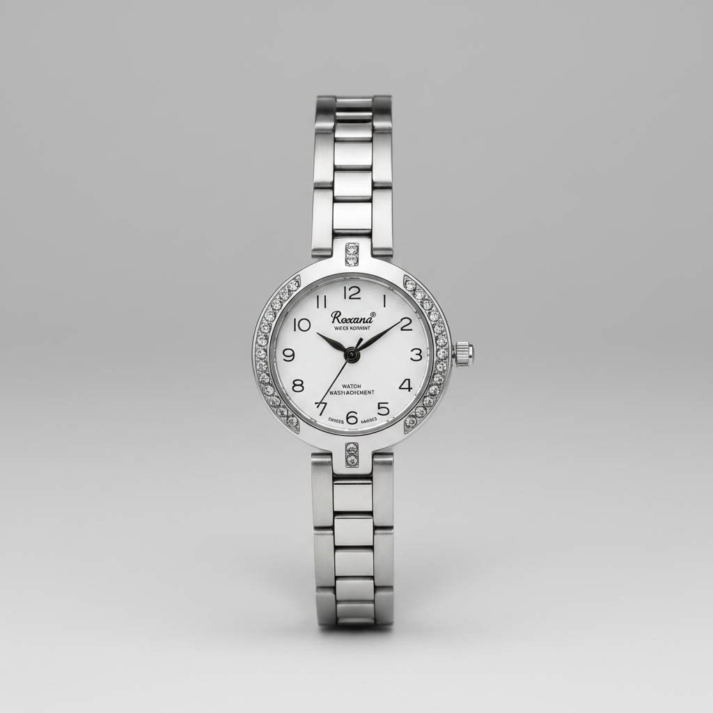 Reloj para Dama RQ'2456 IPS – Plateado con Cristales